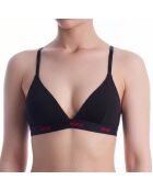 Sujetador triangular de algodón 50557093 negro