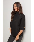 Lorenzo schwarzer Pullover
