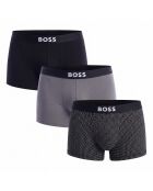Set van 3 boxershorts van biologisch katoen 50549832 zwart