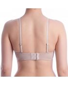 Sujetador de balcón con aros 50556250 blanco y beige