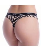Set van 3 teenslippers 50545703 zwart