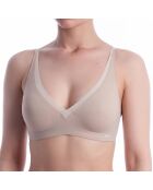 Zweifarbiger BH 50556262 weiß und beige