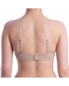Zweifarbiger BH 50556262 weiß und beige