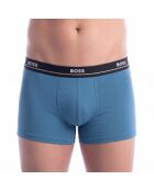 Set van 5 katoenen boxershorts 50531660 zwart veelkleurig