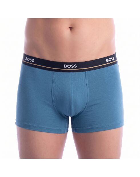 Set van 5 katoenen boxershorts 50531660 zwart veelkleurig