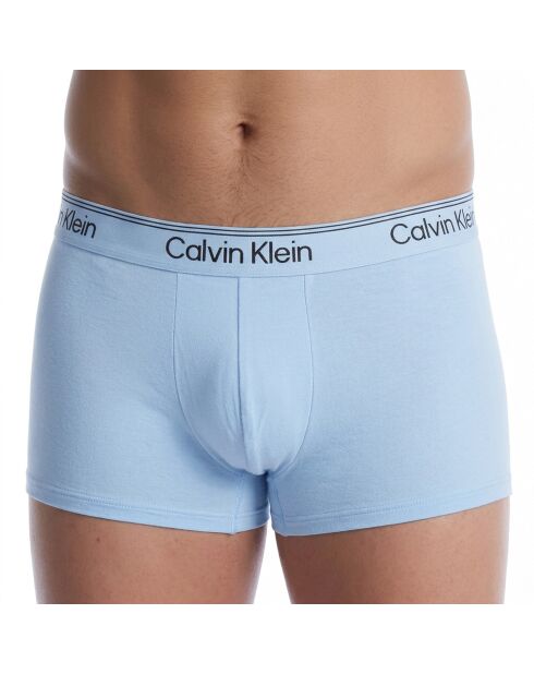 3er-Pack Boxershorts aus elastischer Mikrofaser in Marineblau und Himmelblau NB4409
