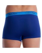 Set van 3 marineblauwe en hemelsblauwe boxershorts van stretch van microvezel NB4409