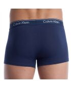 Set van 3 marineblauwe en hemelsblauwe boxershorts van stretch van microvezel NB4409