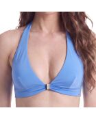 Bikinioberteil mit offenem Rücken 50561258 blau