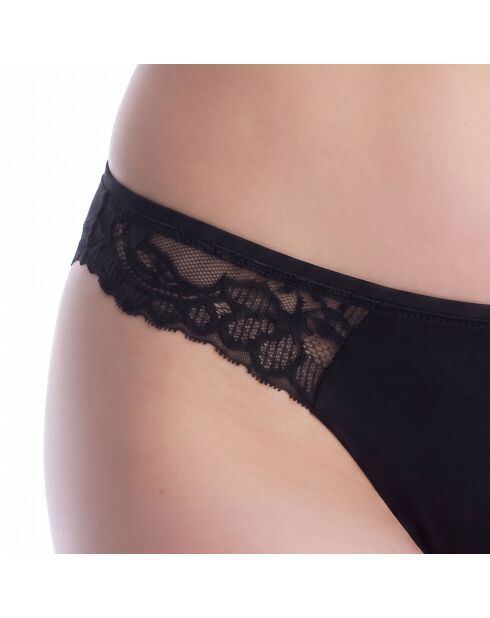 tanga de encaje negro 50556195