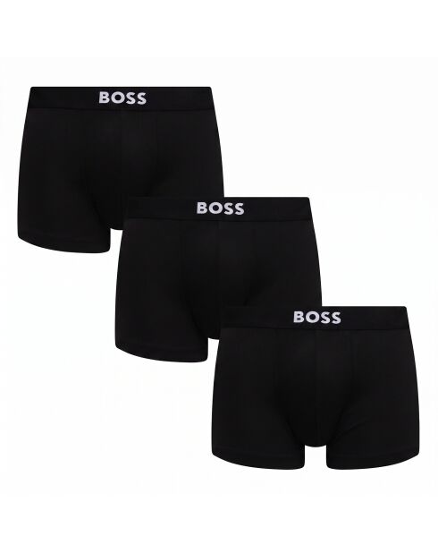 3er-Pack Boxershorts aus elastischer Mikrofaser 50555054 schwarz