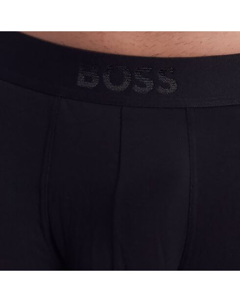 Set van 2 ultrazachte lange boxershorts in modal 50475677 zwart