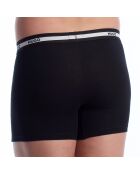 Set van 3 katoenen boxershorts 50545674 zwart en rood