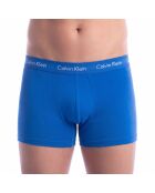 Set van 3 zwarte en marineblauwe boxershorts van stretchkatoen U2664G
