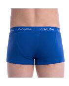 Set van 3 zwarte en marineblauwe boxershorts van stretchkatoen U2664G