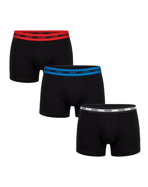 3er-Pack Boxershorts aus elastischer Baumwolle 50492375 schwarz und mehrfarbig