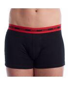 Set van 3 elastische boxershorts van katoen 50492375 zwart en veelkleurig