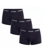 Set van 3 katoenen boxershorts 50469786 zwart