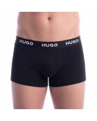 Set van 3 katoenen boxershorts 50469786 zwart