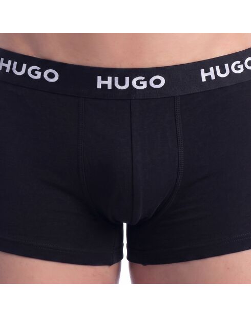 Set van 3 katoenen boxershorts 50469786 zwart