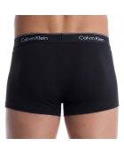 3er-Pack Icon Boxershorts aus elastischer Baumwolle NB4389 hellblau und schwarz