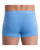3er-Pack Icon Boxershorts aus elastischer Baumwolle NB4389 hellblau und schwarz