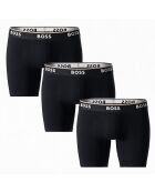 Pack de 3 calzoncillos bóxer de algodón 50538142 negros