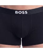 Set van 3 boxershorts van biologisch katoen 50549832 zwart en grijs