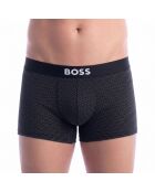 Set van 3 boxershorts van biologisch katoen 50549832 zwart en grijs