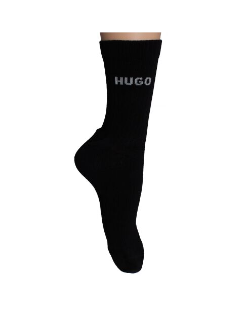 3er-Pack Wadenmittelsocken 50546682 schwarz und rot
