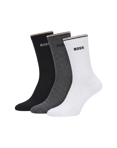 Packung mit 3 Paar Wadensocken aus Baumwolle 50531597 mehrfarbig