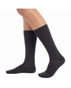 Set van 3 paar katoenen halfhoge sokken 50559472 veelkleurig