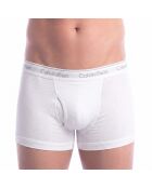 Packung mit 3 weißen kurzen Boxershorts aus Baumwolle NB4002A