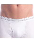 Packung mit 3 weißen kurzen Boxershorts aus Baumwolle NB4002A