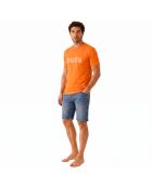 T-Shirt mit Baumwollschnitt 50491706 orange