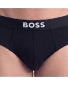 3er-Pack Baumwollslips 50546561 hellblau und schwarz