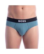 3er-Pack Baumwollslips 50546561 hellblau und schwarz
