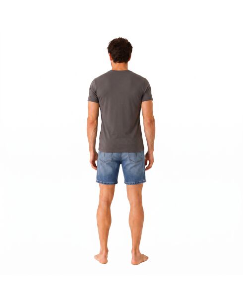 Baumwoll-T-Shirt 50531401 dunkelgrau