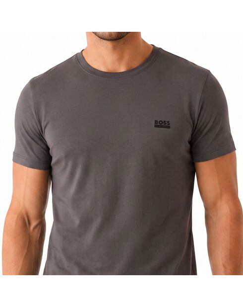 Baumwoll-T-Shirt 50531401 dunkelgrau