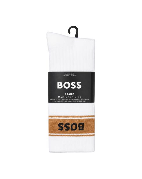 Pack de 3 pares de calcetines de algodón a media pantorrilla 50543637 multicolor