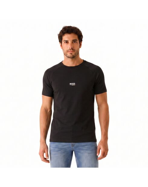 50517970 schwarzes Baumwoll-T-Shirt