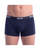 Set van 3 katoenen boxershorts 50554443 blauw