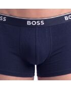 Set van 3 katoenen boxershorts 50554443 blauw