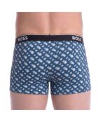 Set van 3 katoenen boxershorts 50554443 blauw