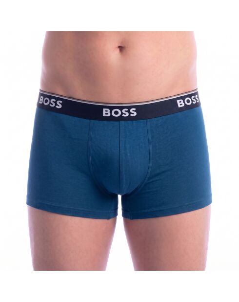 Set van 3 katoenen boxershorts 50554443 blauw