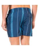 58209W3 marineblaue mittellange Badeshorts