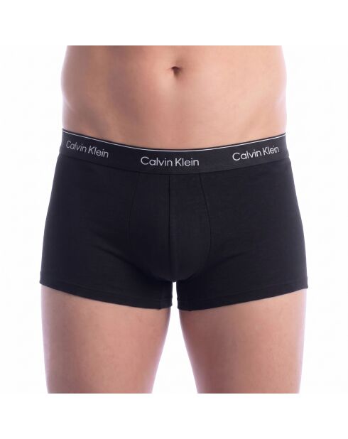Set aus 3 schwarzen Icon Boxershorts aus elastischer Baumwolle NB4389