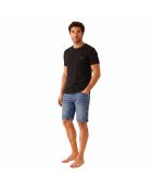 50531401 schwarzes Baumwoll-T-Shirt