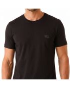 50531401 schwarzes Baumwoll-T-Shirt