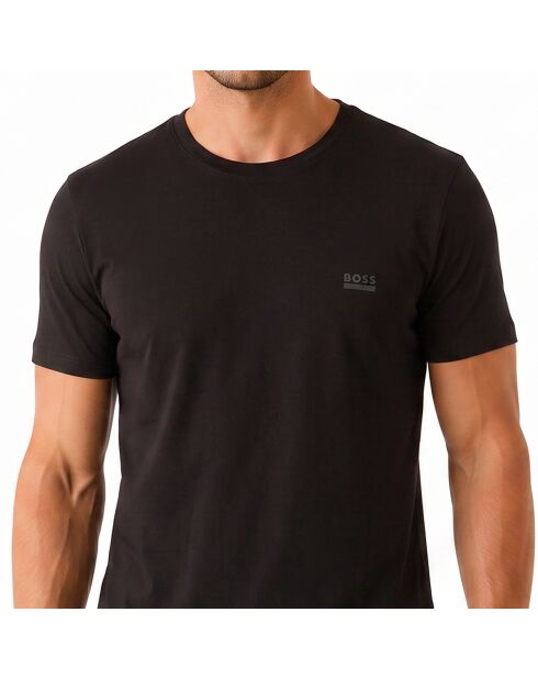 50531401 schwarzes Baumwoll-T-Shirt